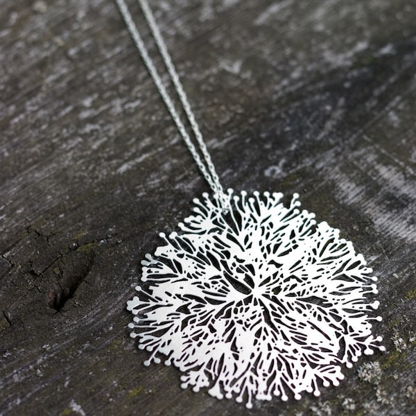 Grand pendentif éclosion d'algues