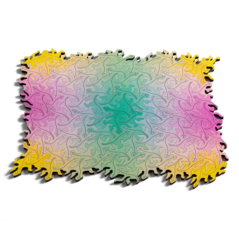 Small Lizard Infinity Puzzle ™ - Etsy