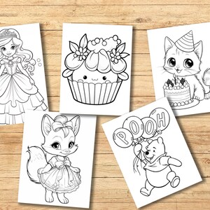 50 Printable Coloring Pages for Kids, Toddlers, Preschoolers, Coloring ...
