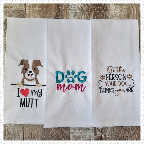 Dog Kitchen Towel Etsy