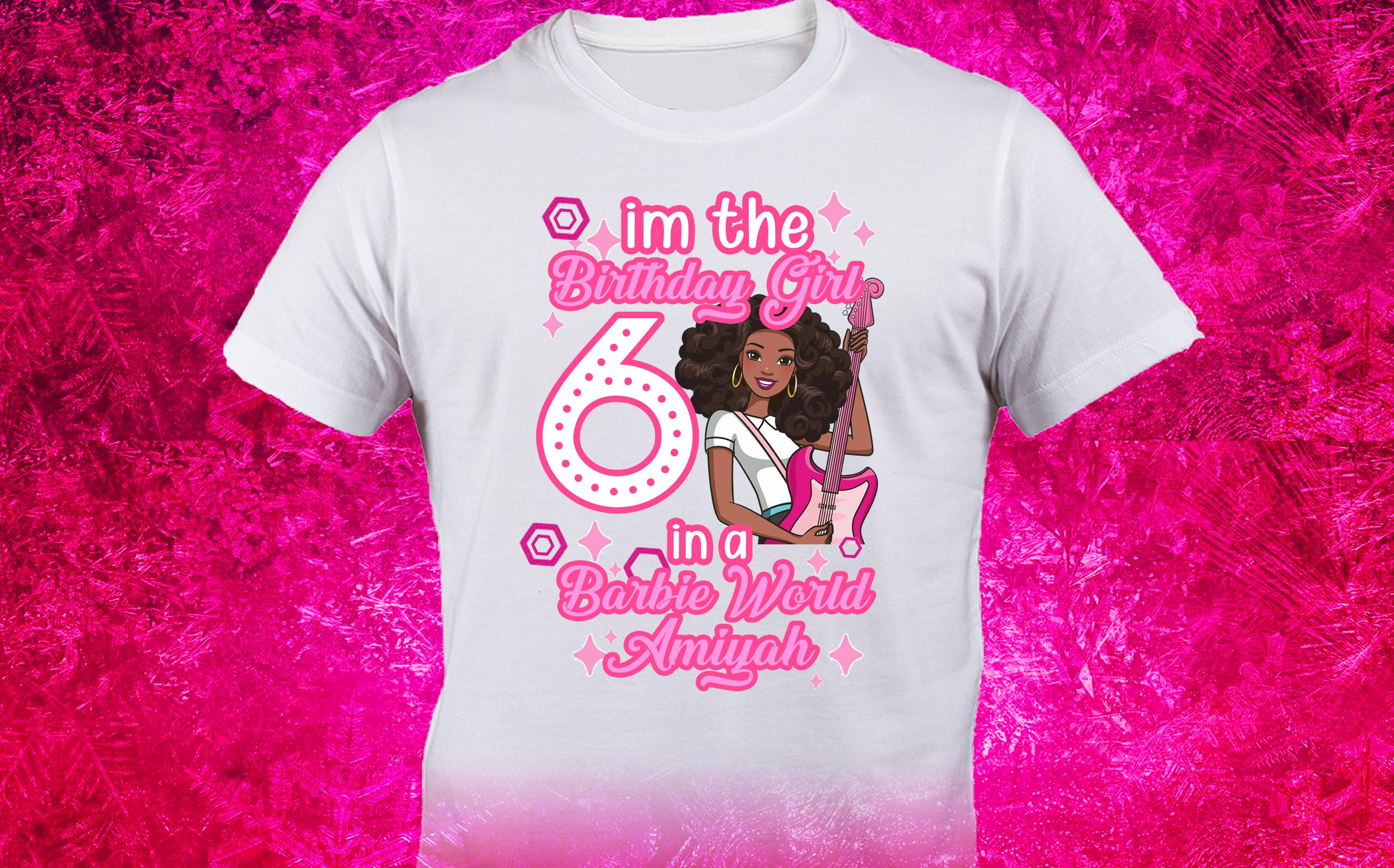 Black barbie shirt womens sale