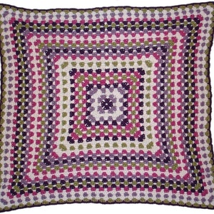 Crochet PatternGranny Square Baby Blanket image 2