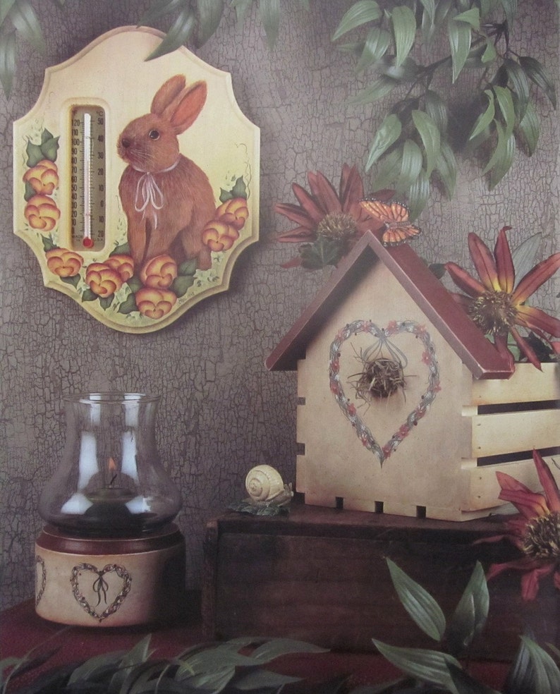 2 Lori Link decorative painting books, Bears & Hares and A Patch of Dreams, DIY Patterns. Bunnies, Teddy Bears and more. image 2