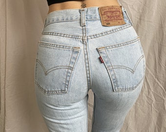 Vaqueros Levi's 501 Vintage con lavado claro para mujer W27