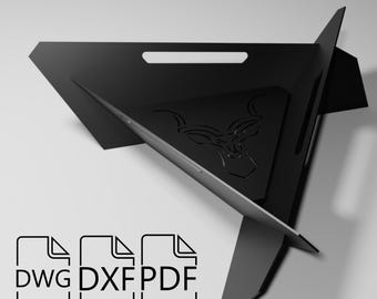 Fire Pit DXF, Collapsible Fire Pit, DXF for plasma, DXF, Digital product. Kudu, Triangular