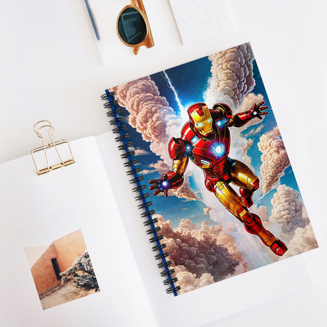 Iron Man Avengers Journal/notebook - Etsy