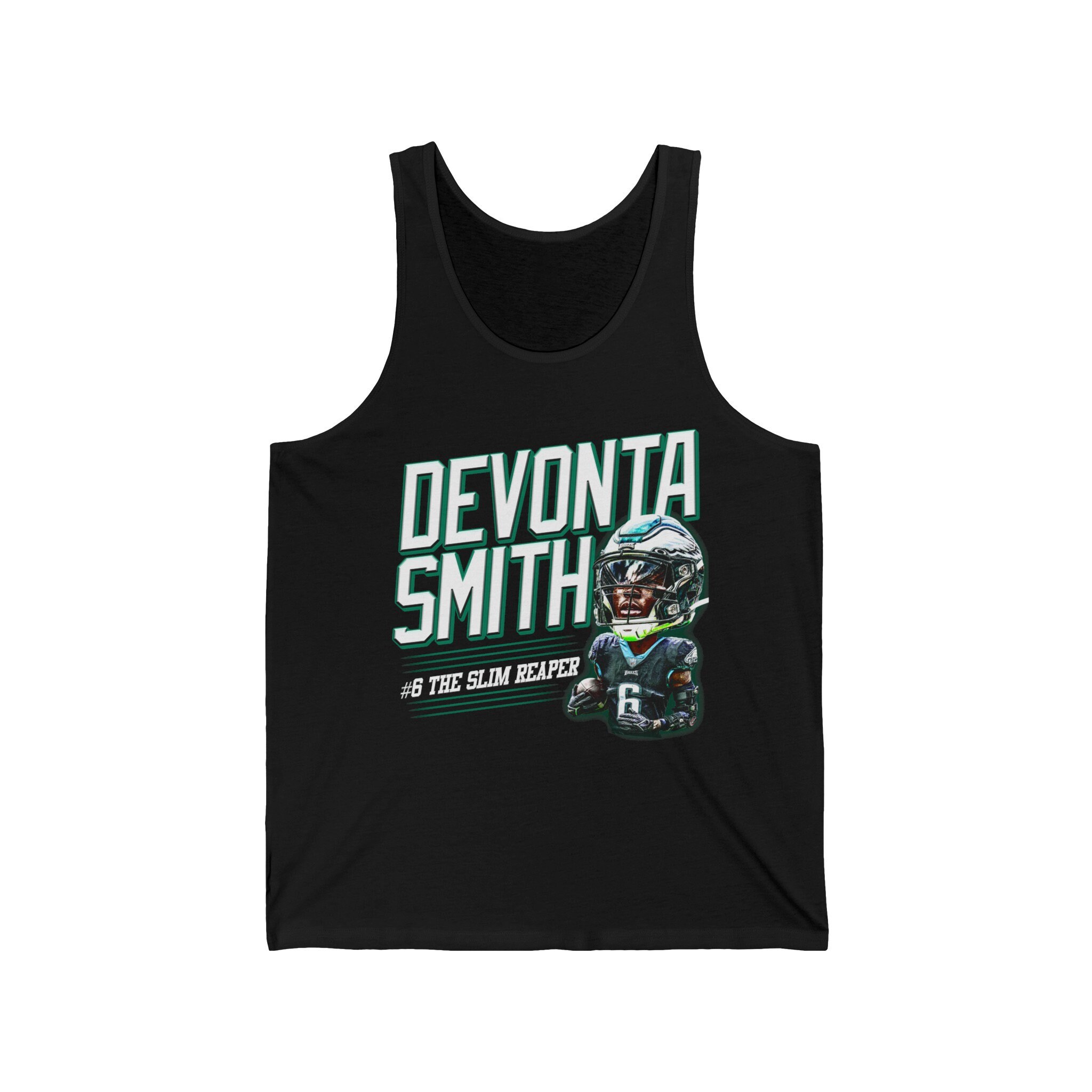 Devonta Smith Slim Reaper Eagles Illustration Tank