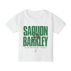 TODDLER Saquon Barkley Philadelphia Eagles Football Illustration Shirt