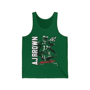 AJ Brown Always Open Eagles Illustration Tank