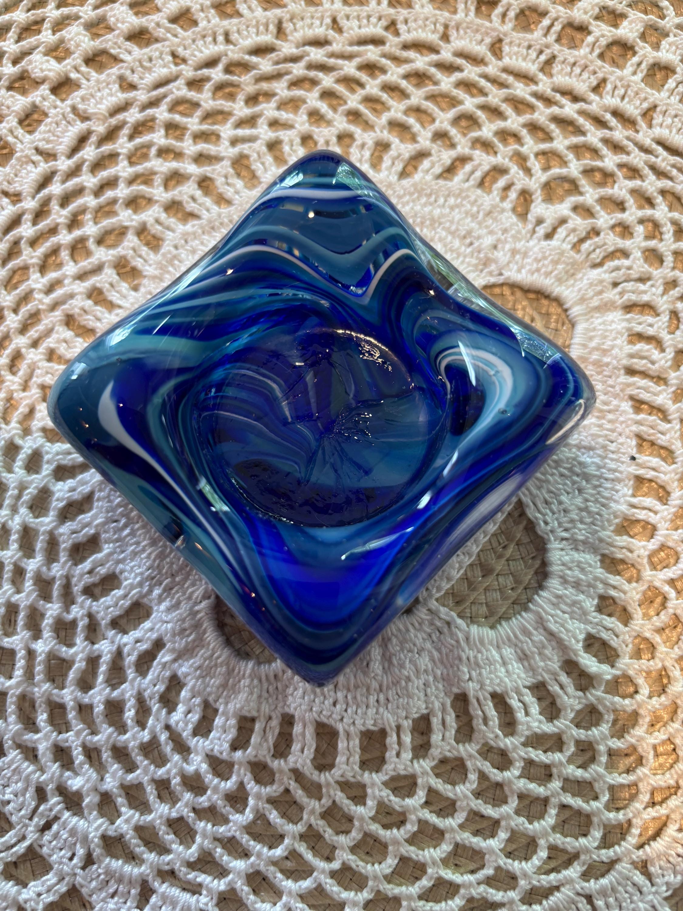MDINA GLASS ガラス製モザイク皿 Mdina Art Glass Dish - Etsy