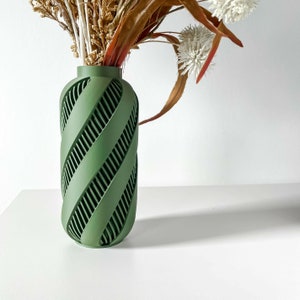 3D Printed Vase: Modern Minimalist Home Decor for Dried Flowers
