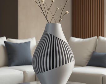 Rinex 花瓶：ドライフラワー用のモダンな3Dプリント花瓶