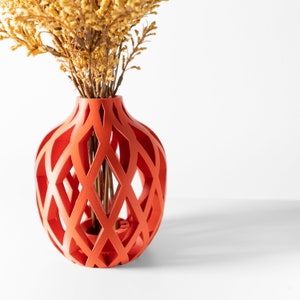 3D Printed Vase: Modern Minimalist Home Decor for Dried Flowers