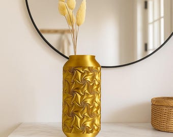 Origami Vase – Modern Minimalistic Decorative Vase for Living Room, Entryway & Table Centerpiece