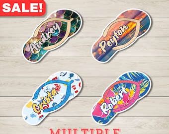 Personalized Flip Flop Cruise Door Magnet