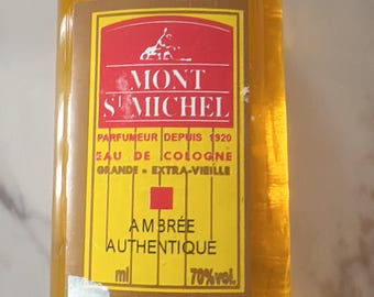 Woda kolońska Mont St Michel Ambrée Authentique 100ml PARFUMEUR DEPUIS 1920 /Fortified 24K Cologne 500ml Money Drawing Szybka sprzedaż Wypłata