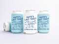 Last Toast On The Coast Bachelorette Can Coolers in Regular and Slim Sizes