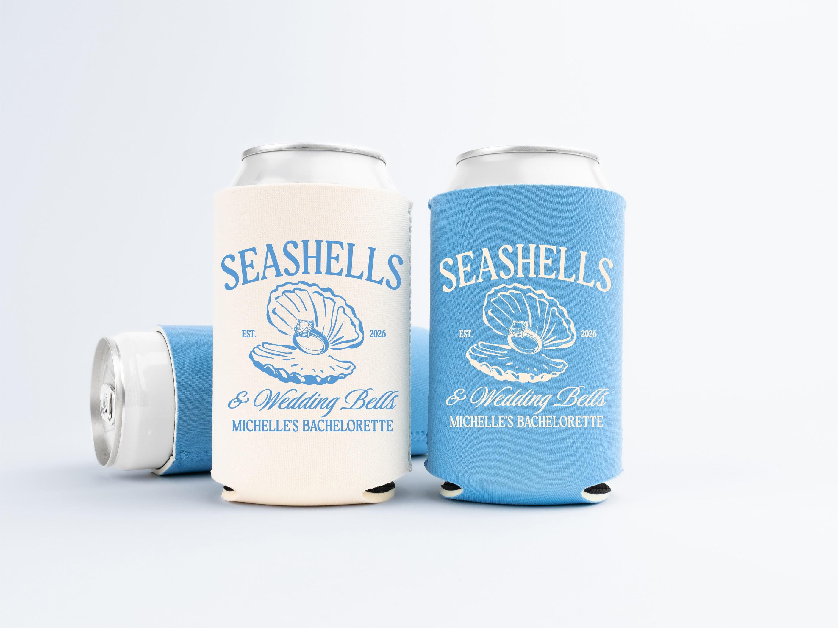 Personalized Bachelorette Can Sleeves