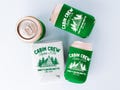 Cabin Crew Bachelorette Can Coolers, Personalized Camp Bachelorette Drink Can Sleeves, Camping Bachelorette Party Favors, Bach Can Holder