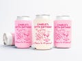 Fifty Birthday Can Coolers, 30th, 40th, 50th Birthday Personalized Can Sleeves, Beach Coastal  Birthday Party Favors