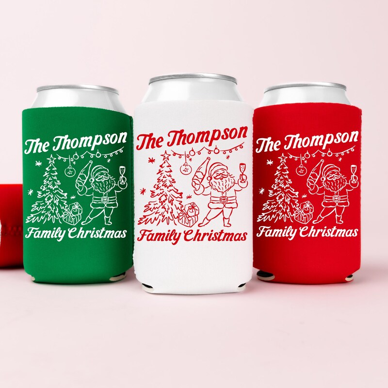 Funny Koozies Xmas Etsy