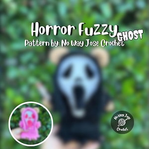 Skräckbjörn - Spöke | Halloweenbjörn PDF | Digitalt mönster för läskig plysch