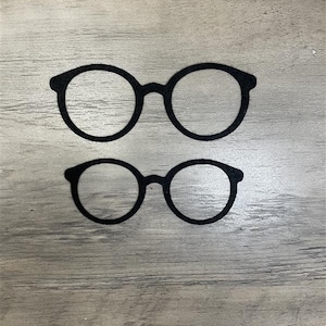 Felt Glasses for Pajama Boy Crochet Plush: Amigurumi Accessories 3-Pack