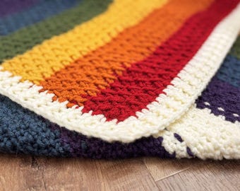Crochet Blanket Pattern: The Aurora Keepsake (PDF + Video Tutorial)
