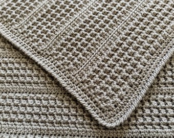 Taupe Throw Simple Crochet Pattern