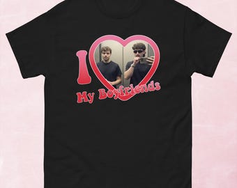 I Love My Boyfriends Italian Bach and Arthur TV Unisex tee