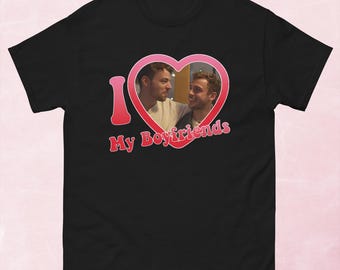 I Love My Boyfriends Arthur TV & George Clarkey Unisex tee
