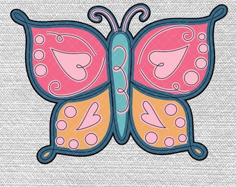 SVG: Spring Butterfly Multi-layered Cut File art for crafts and decor