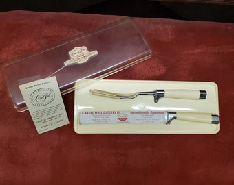 Vintage 1950s Carvel Hall Carving Set