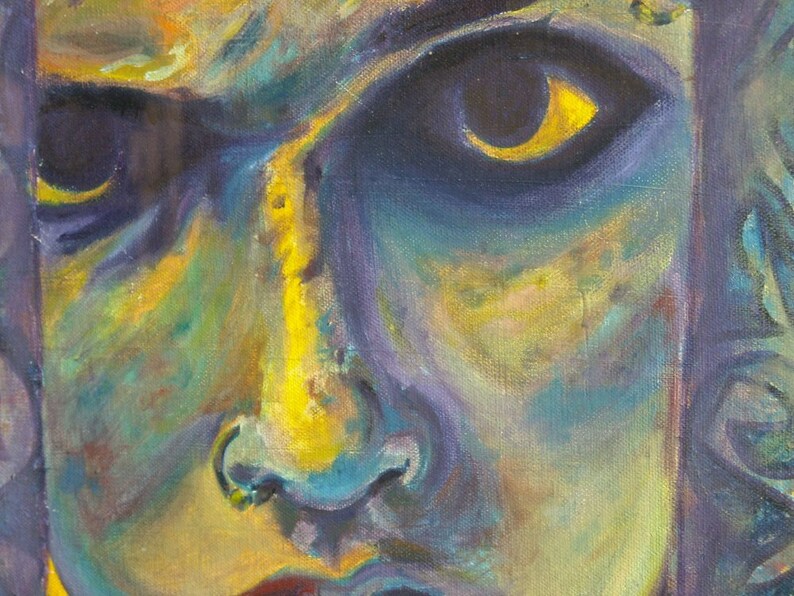 Question Authority - high quality original oil painting