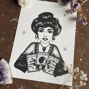 Der Tarot-Leser Siebdruck