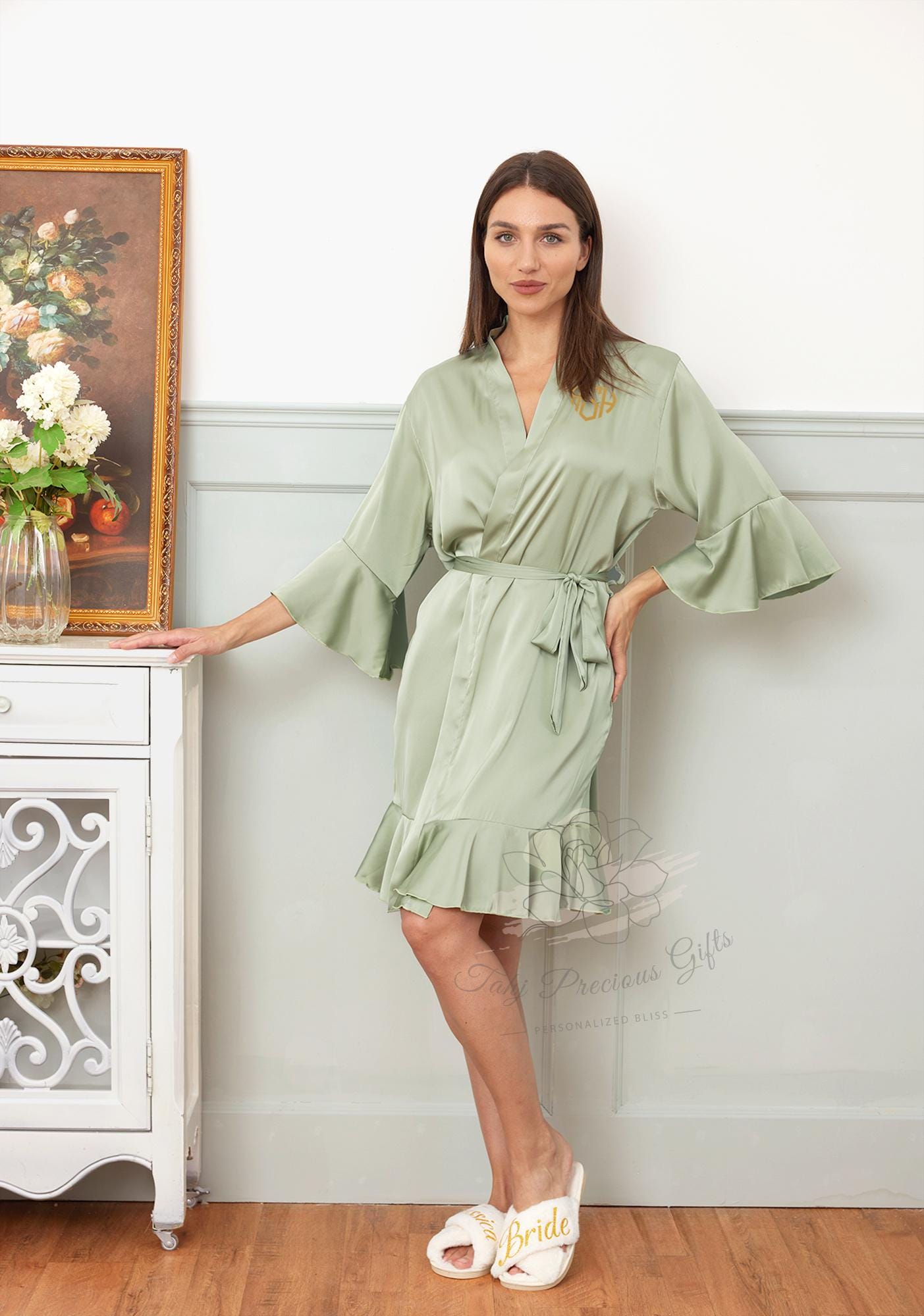 Matching Bridesmaid Ruffle Robes