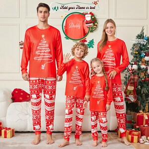 Matching Family Christmas Pajamas Etsy Canada