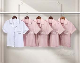 Pijama de dama de honor, pijama a juego, pijama suave para novia, pijama de boda, regalo para despedida de soltera.