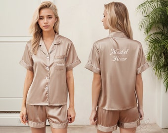 Bridesmaids Pajamas, Soft Bridesmaid Pjs, Bridal Party Pjs, Wedding Bridesmaid Gifts, Bachelorette Party Gifts