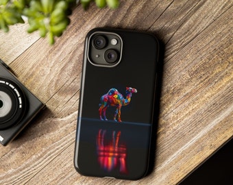 Aesthetic & Unique Colorful Camel Design | Tough Phone Case iPhone/Samsung Galaxy/Google Pixel