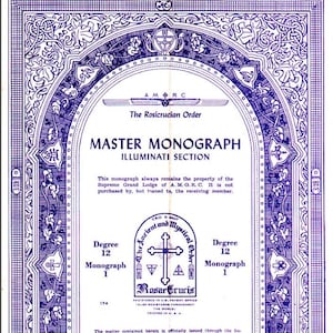 イルミナティ 12 (1-10) : 薔薇十字団 AMORC - マスターモノグラフ イルミナティ セクション - 12 位階 1 - 10 (欠落 7)