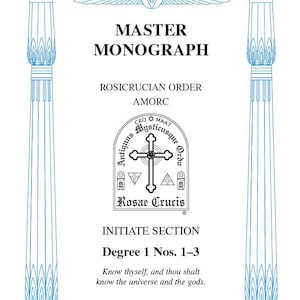 Rosicrucian Order AMORC - Initiate Section - Initiate Degree One (Digital PDF Pack)