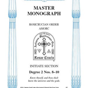 Rosicrucian Order AMORC - Initiate Section - Initiate Degree Two (Digital PDF Pack)