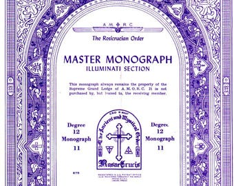 ILLUMINATI 12 (11-25) : Rosicrucian Order AMORC - Illuminati Section - Illuminati Section - Degree Twelve Nos. 11 - 25