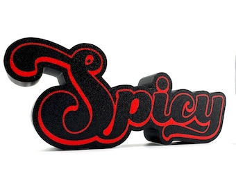 Spicy BookShelf Sign Library Book Lover Gift Book Club Decor 3d Printed