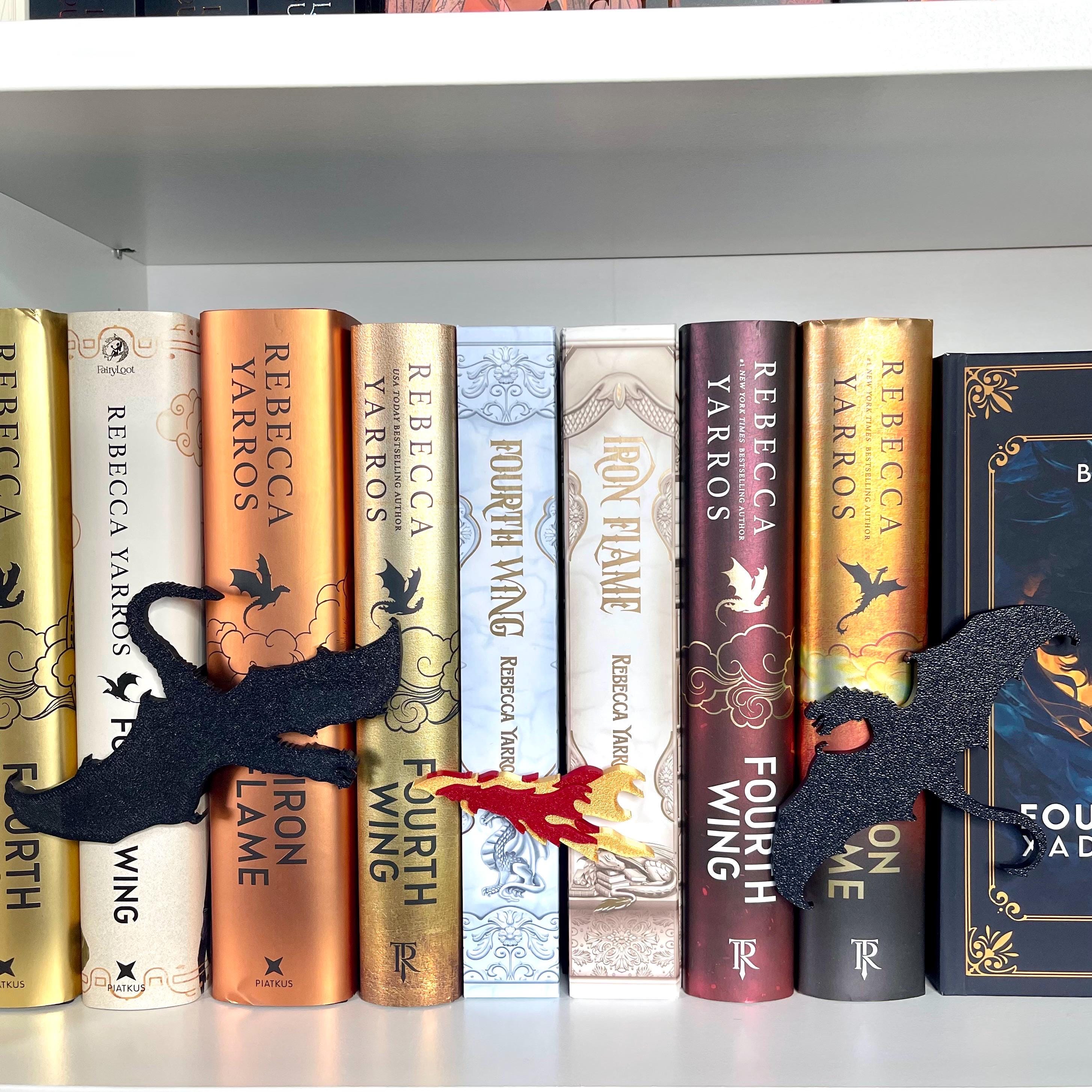 Dragon Bookshelf Decor Fight Scene Diorama Set Wyvern Book Insert