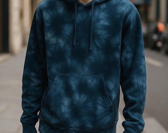 The Deep Blue Sea Tie Dye Hoodie - Etsy