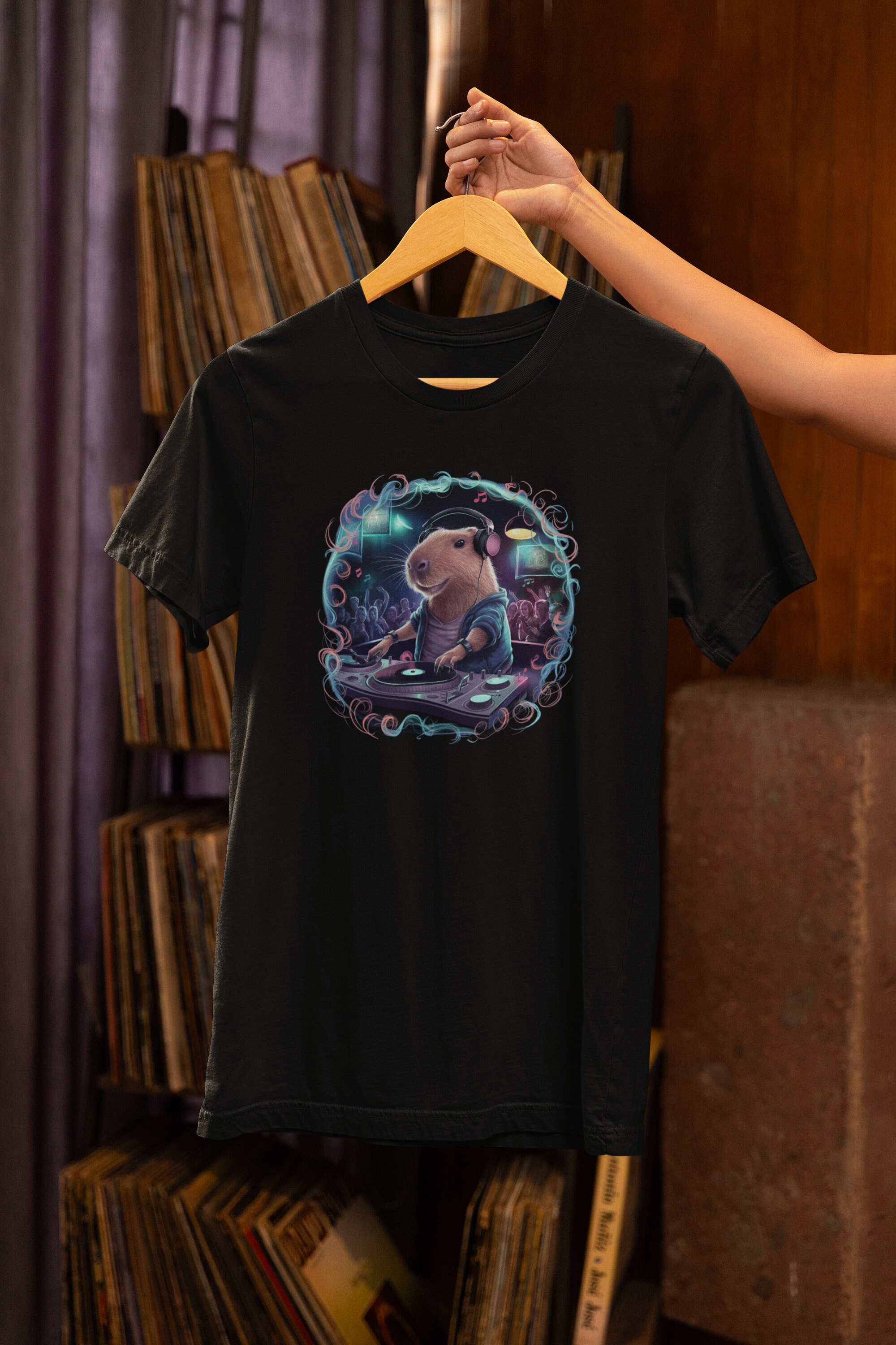 ★LMC★ CAPYBARA TEE black unisex-basic-softstyle-t-shirt