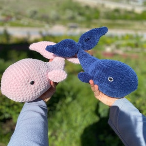 Crochet PATTERN Whale, Amigurumi tutorial PDF in English ,PDF Whale crochet pattern, Amigurumi Whale pattern, Whale amigurumi