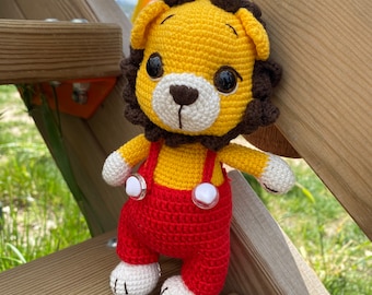 Patrón de León Amigurumi a Crochet: Tutorial en PDF (Inglés)